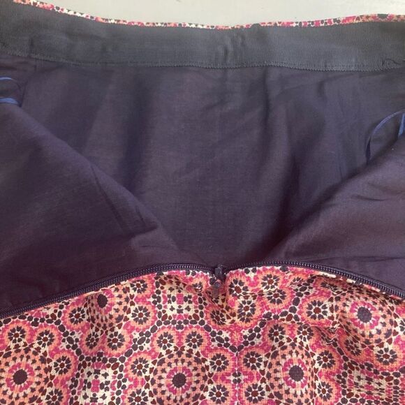 J. CREW‎ Women’s Mini Skirt Multicolored Size 6 Geometric Design - Picture 5 of 8